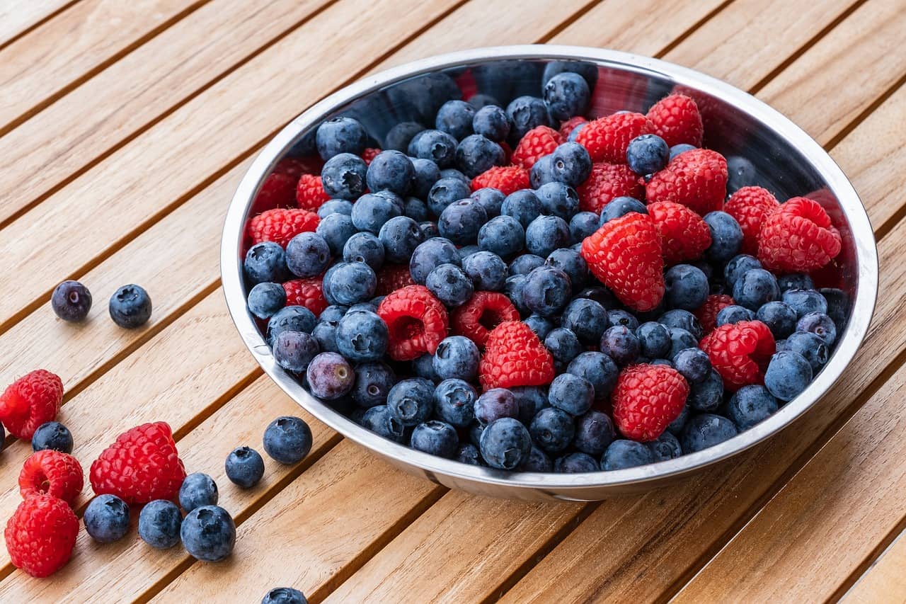 Blueberries in bowl