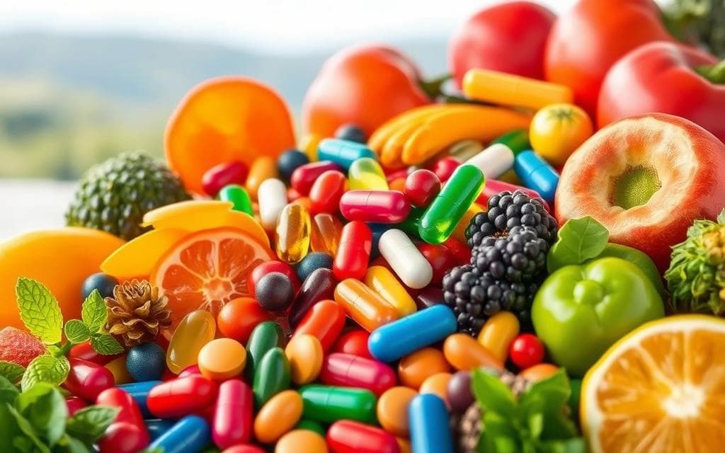 colorful-capsules-and-tablets-nestled-among-fresh-fruits-and-vegetables